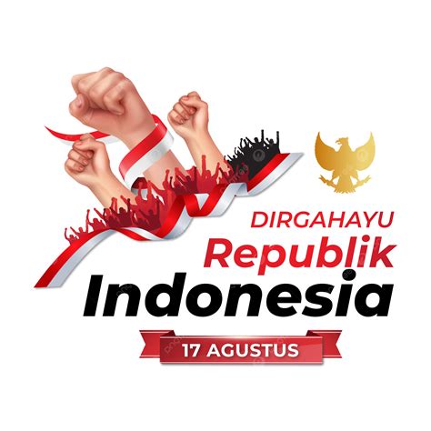 Selamat Ulang Tahun Republik Indonesia Agustus Vektor Hut Ri