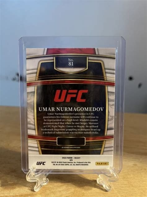 2022 Panini Select UFC Concourse 81 Umar Nurmagomedov RC For Sale