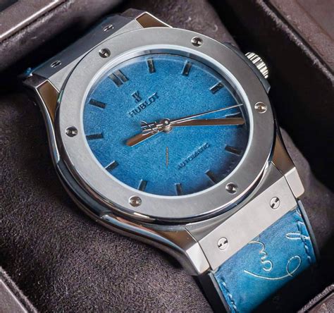 Hublot Classic Fusion 45 Berluti Blue Scritto Limited Edition For