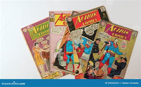 Portadas Vintage De Comics De Acci N Dc Historieta Estadounidense Con