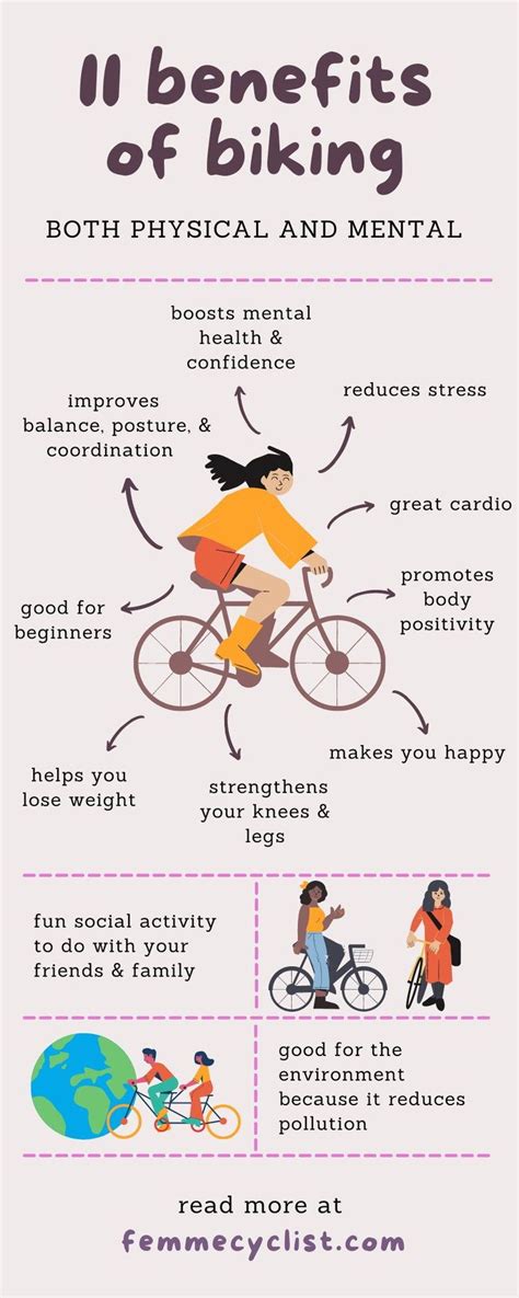 11 Awesome Physical And Mental Benefits Of Biking Femme Cyclist Biking Benefits Bike Riding