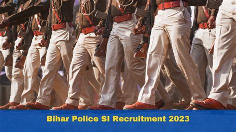 Bihar Police SI Recruitment 2023 Registration Begins On Oct 5 At Bpssc