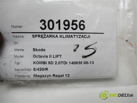 Skoda Octavia Ii Lift 2009 103kw Kombi 5d 2 0tdi 140km 08 13 1968