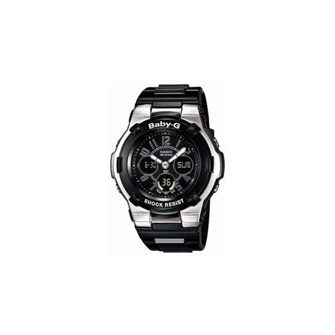 Casio Ladies Baby G Shock Ana Digi Stainless Steel Watch Black Smart