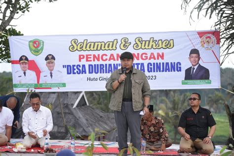 Bupati Tapsel Dukung Gerakan Giat Menanam Pohon Demi Suksesnya Program