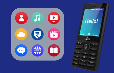 Jio Feature Phone comes with preinstalled Jio Apps | 4G नेटवर्क पर काम ...