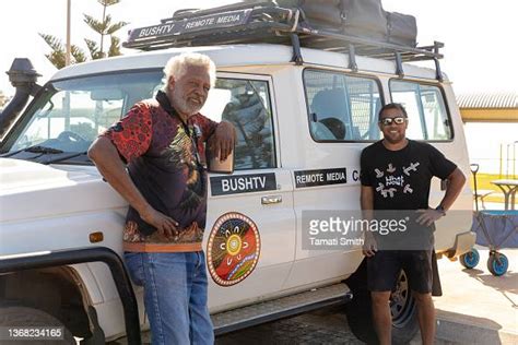 Australian actor, Ernie Dingo and his grandson Leslie Dingo on... News ...