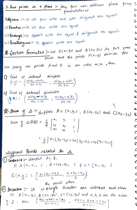 Solution Coordinate System And Straight Line Notes Studypool