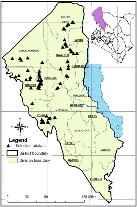 Turkana County Map