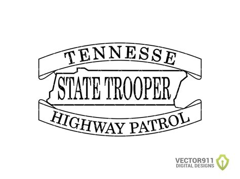 Tennessee Highway Patrol Trooper Emblem Tn State Police Logo Etsy