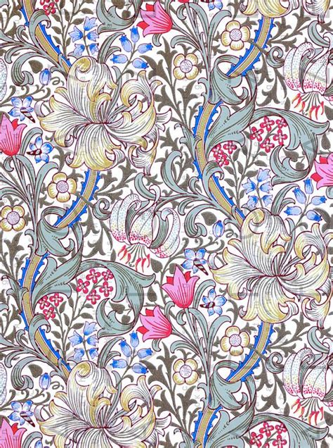 William Morris Floral Wallpaper