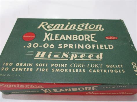 REMINGTON KLEANBORE 30 06 SPRINGFIELD 180 GRAIN SOFT POINT BULLETS