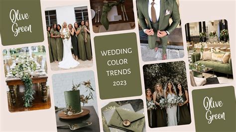 Green Color Palette Wedding