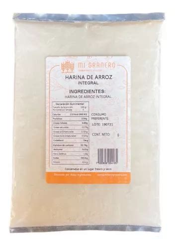 Harina De Arroz Integral 500 Gramos Meses Sin Intereses