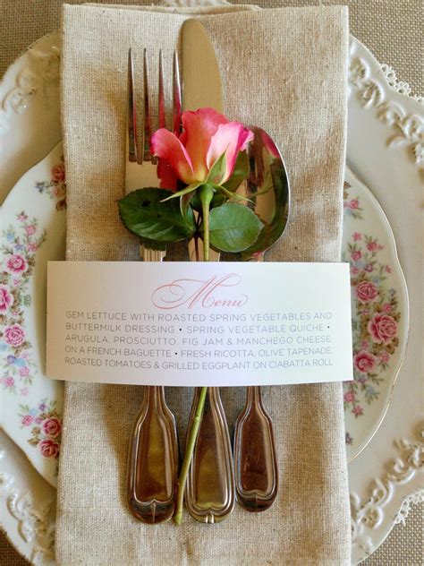 Qty Wedding Menu Napkin Wraps Customizable Affordable Etsy