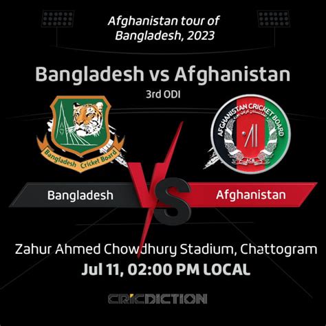 Live Who Will Win Today S Match Prediction Rd Odi Bangladesh Vs