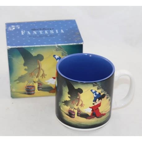 Mug scène Mickey DISNEYLAND PARIS Fantasia sorcier Yen Sid tasse sc