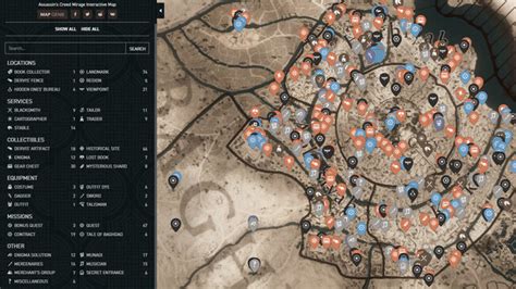 Mapa Interactivo De Assassin S Creed Mirage Con Todas Las Ubicaciones