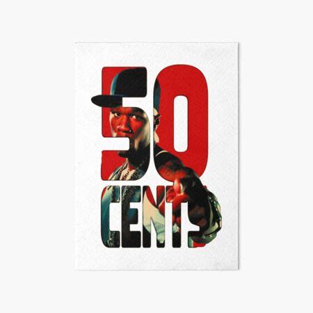 "50 cent logo top rapper" Art Board Print for Sale by Phin0908 | Redbubble