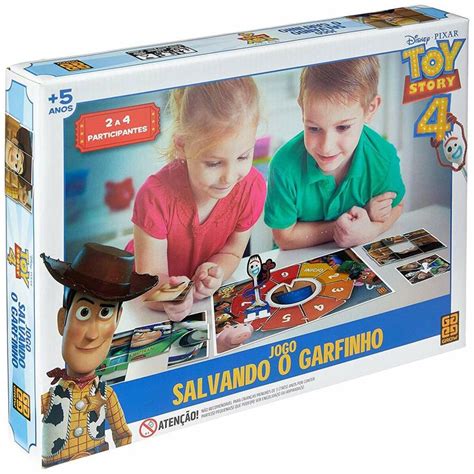 Jogo De Tabuleiro Salvando O Garfinho Toy Story Grow Compre Agora