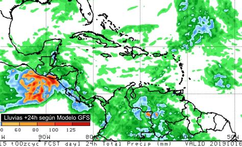 Lluvias Torrenciales Se Esperan Para El Pacífico Norte De Centroamérica