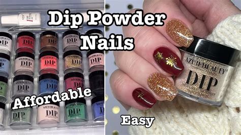 How To Do Dip Powder Nails Amazon Azure Beauty Christmas Dip Powder