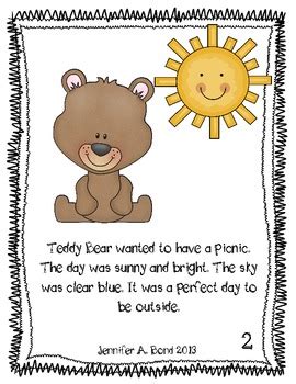 Teddy Bear Picnic printable book and activities by GlitterandJams