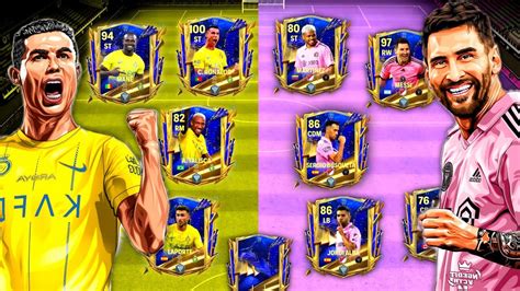 Al Nassr X Inter Miami Best Special X Squad Builder Messi X Ronaldo