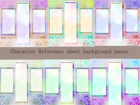 Character Sheets Multi Pack By Haruryomaru86 On Deviantart