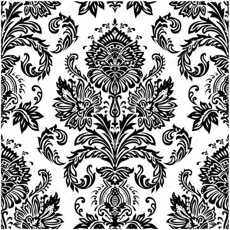 Vector Seamless Victorian Pattern Stock Vector Createfirst