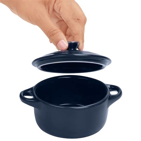 Buy Belle Vous Mini Ceramic Casserole Oven Safe Dish Set With Lids