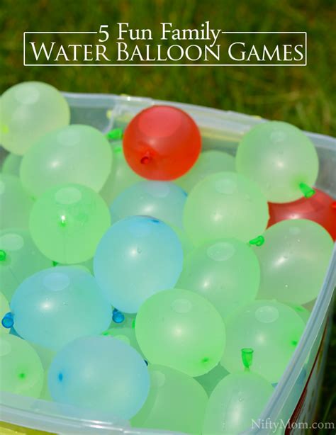 5 Fun Water Balloon Games for the Whole Family – Nifty Mom