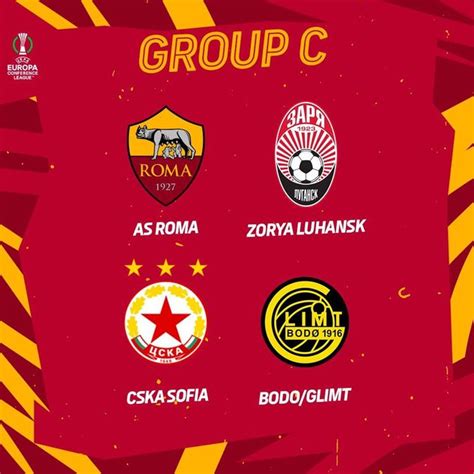 Europa Conference League: Group stage opponents confirmed - AS Roma