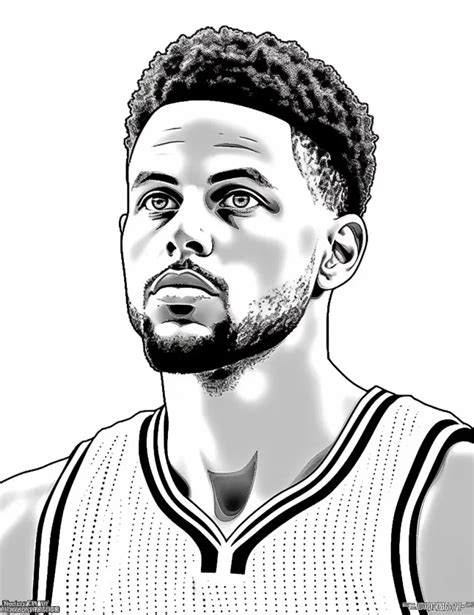 Stephen Curry Coloring Pages Free Printable Coloring Pages