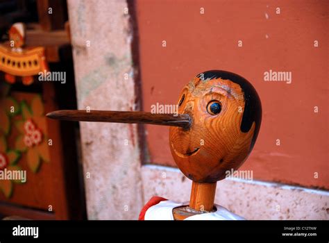 Wooden Puppet Pinocchio Rome Italy Stock Photo Alamy