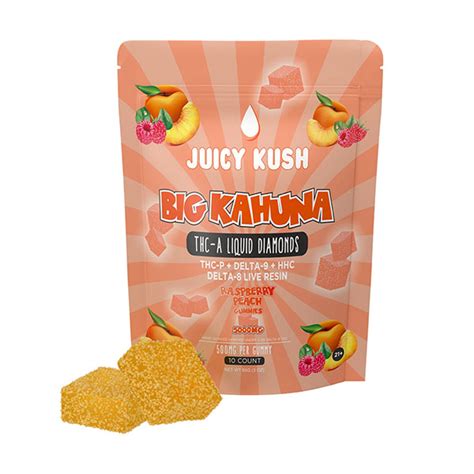 Juicy Kush Big Kahuna Gummies 5000mg Delta 8 Resellers