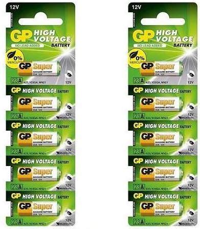 Bestpriceever 23A GP 12Volt Alkaline Batteries High Voltage Cell Car