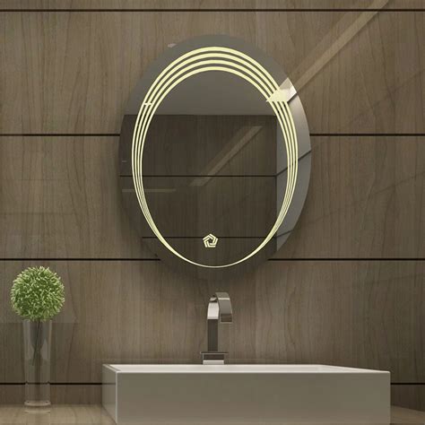 Buy Oval Shape Led Mirror 002 Illuminate Your Space