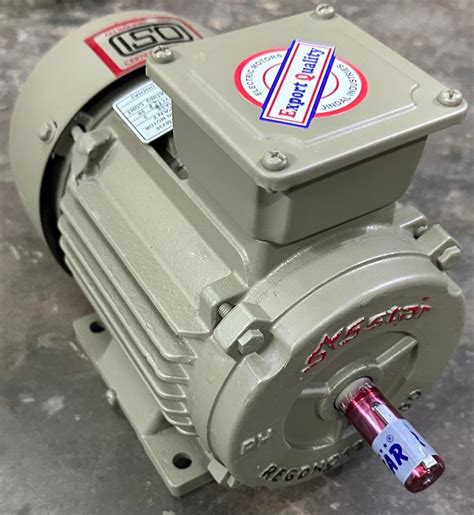 0 75 Kw 5star 1hp Three Phase Electric Motor Copper Winding 1440 Rpm At Rs 5100 In New Delhi