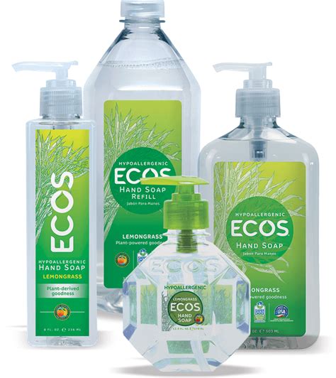 Lemongrass Hand Soap Hypoallergenic Hand Soap ECOS