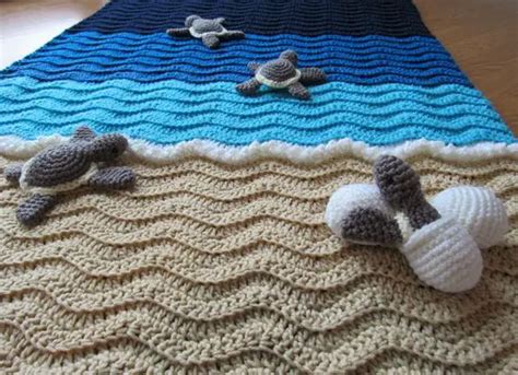 5 Crochet Sea Turtle Blanket Patterns Free Ideas For Diy