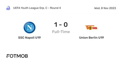 SSC Napoli U19 vs Union Berlin U19 - live score, predicted lineups and ...