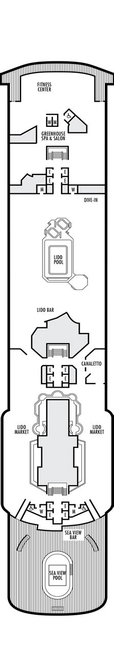 MS Zaandam Deck plan & cabin plan