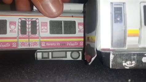 Kereta Kertas Krl Papercraft Krl Jr Kereta Kertas Papercraft Youtube