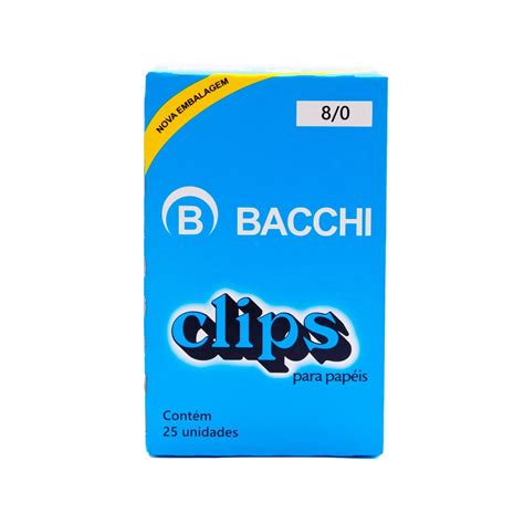 Clips Galvanizado Aco Caixa Unidades Bacchi Procomp Distribuidora