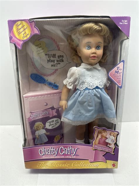 New Mattel Chatty Cathy Doll Blue Dress The Classic Collection