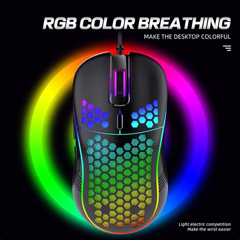 Generic Redthunder D110 Wired Gaming Mouse Backlight Lightweight 7200