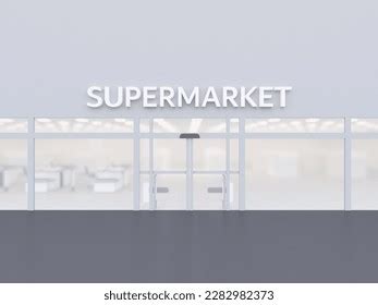 862 Supermarket Entrance 3d Images, Stock Photos, 3D objects, & Vectors ...