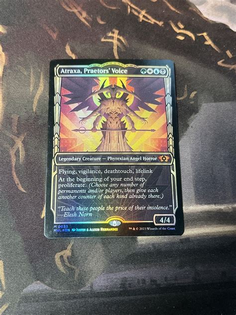 Atraxa Praetors Voice March Of The Machine Multiverse Legends Foil