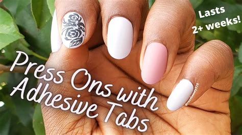 How To Apply Press On Nails With Adhesive Tabs How To Make Press On